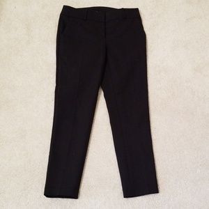 Loft black ankle pants